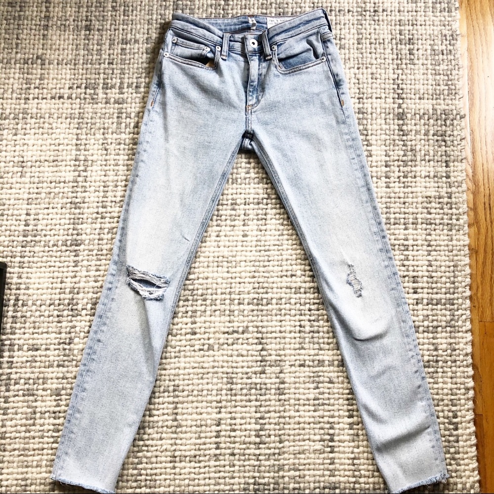 rag & bone Light Blue Skinny Jeans